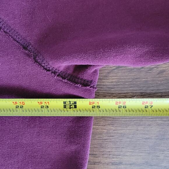 Aeropostale Hoddie Zip Y2K Grunge Casual Burgundy Sz L Athleisure Loungewear - Picture 4 of 8